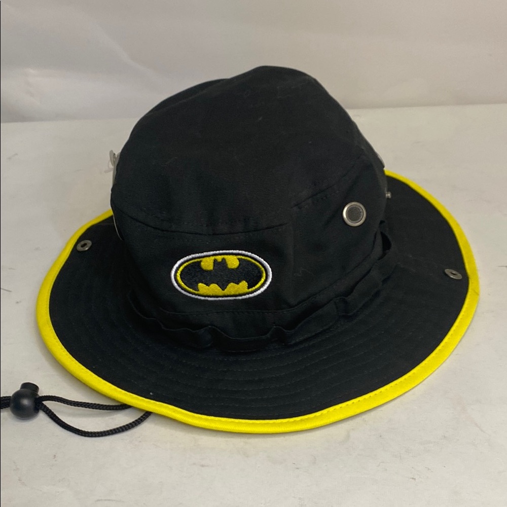 DC Comics Black and Yellow Batman Kids Hat